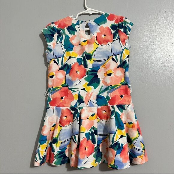 Gymboree Wildflower Weekend Watercolor Blooms Dress Girls Size 6 - Picture 3 of 5